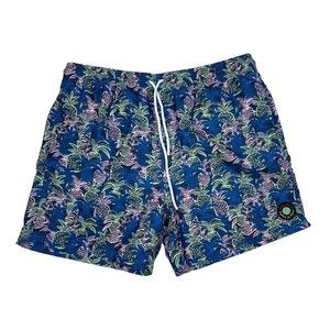 Island‎ Planet Swim Trunks Men's Size XL Blue Green Pink Pineapple Swimsuit